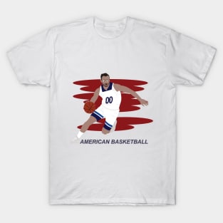 Cartoon of a basketball player T-Shirt